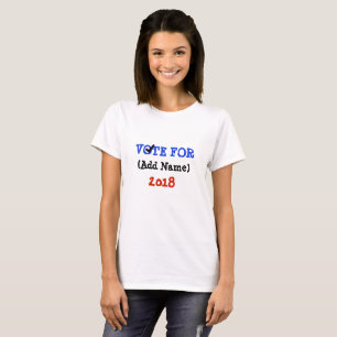 Votação Personalizada Para A Camisa Política Eleit