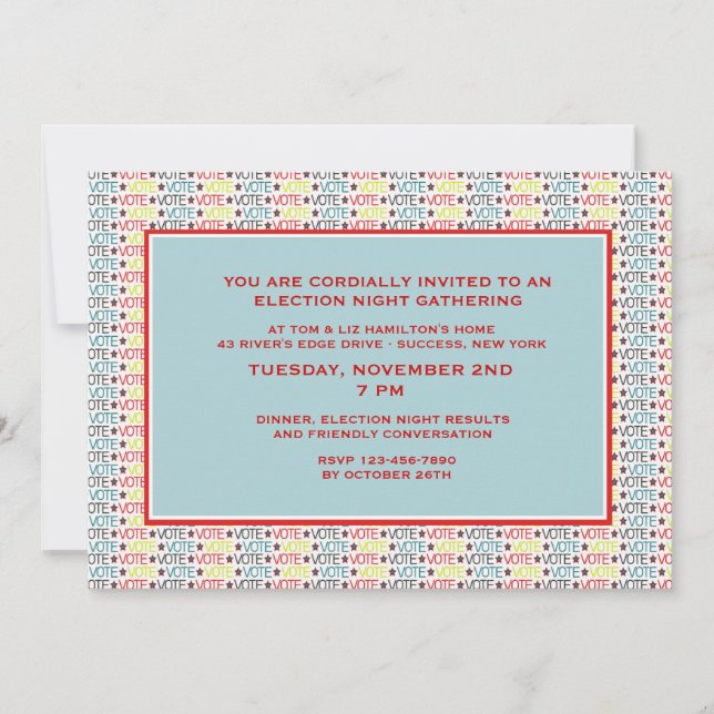 Votação Votação Convite de festas (Frente)