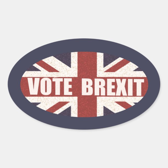 Votar adesivos de brexit (Frente)