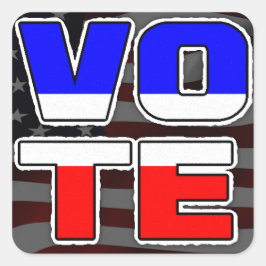 Votar adesivos políticos eleitorais