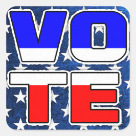 Votar adesivos políticos eleitorais