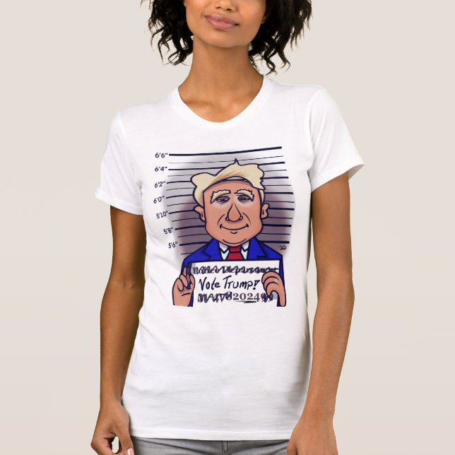 Votar Camiseta Branca de Mulheres (Frente)