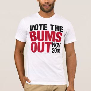 Vote as camisas dos vagabundos para fora
