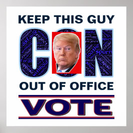 Vote Blue Resist 2024 Poster