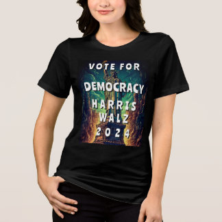Vote em Democracia Harris Walz