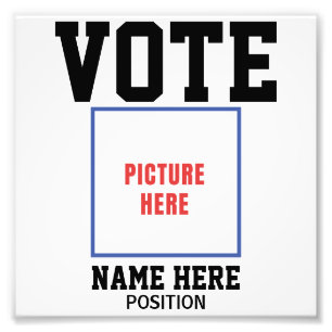VOTE FOTO PERSONALIZAR NOME