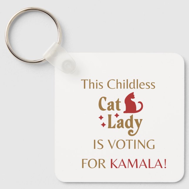 Vote Kamala Chaveiro (Frente)