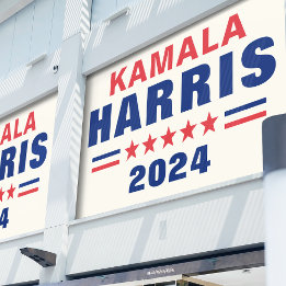 Vote Kamala Harris 2024 Eleição Vinil Banner Sinal