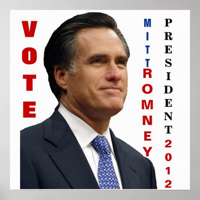 Vote Mitt Romney 2012 Poster (Frente)
