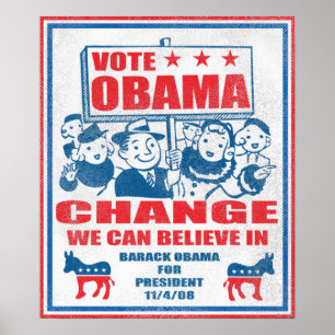 Vote Obama Poster