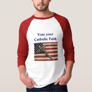 Vote sua camisa católica da fé