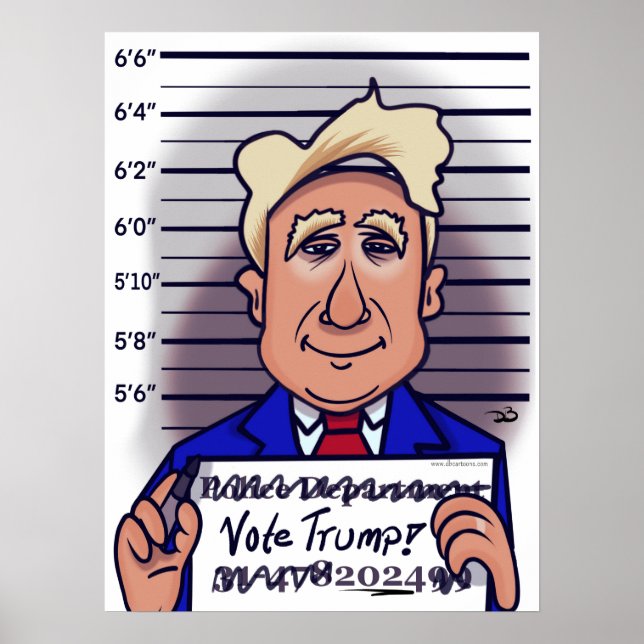 Vote Trump Matte Poster (Frente)