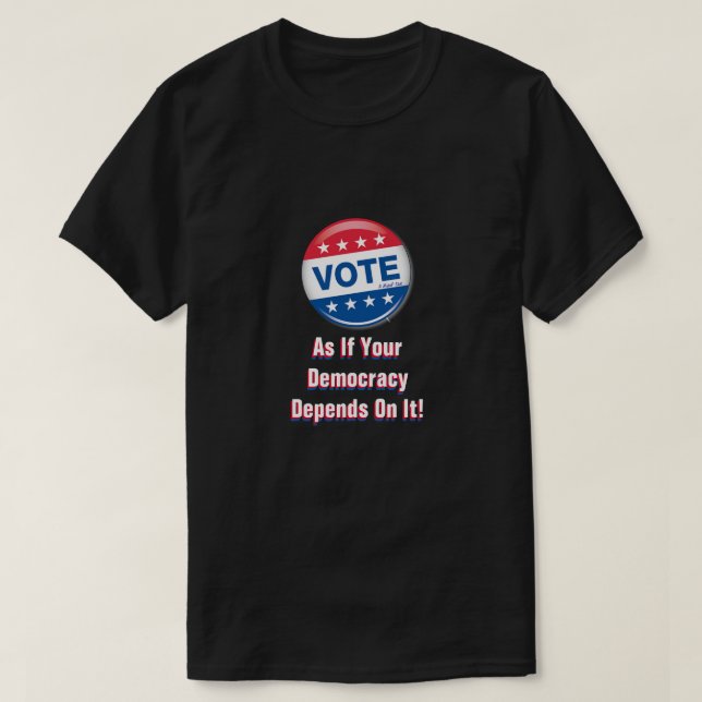 Vote! - Uma Camisa MisterP (Frente do Design)