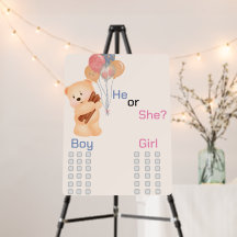 Votem a favor do gênero, chá de fraldas!