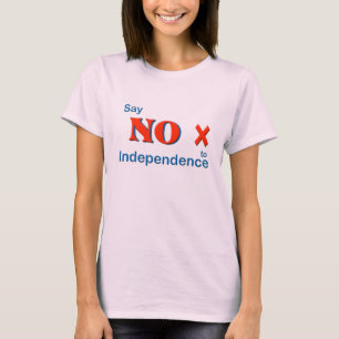 Voto da camisa de T NÃO a um Scotland independent