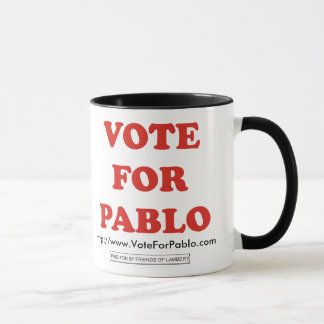 Voto oficial para a caneca da campainha de Pablo