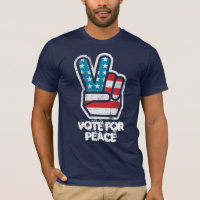Voto para a camisa de Ron Paul da paz