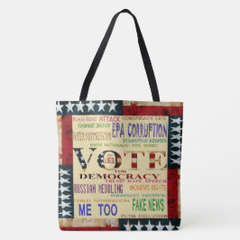 Voto Para A Democracia Tote Bag