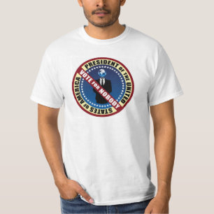 Voto para ninguém camisa de T