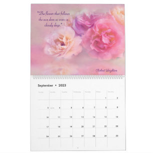 Votos de Amor Floral Calendário 2023