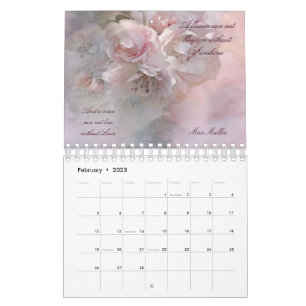 Votos de Amor Floral Calendário 2023