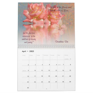 Votos de Amor Floral Calendário 2023
