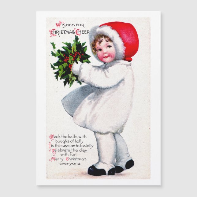 votos de Natal Cheer Holiday Card (Frente)