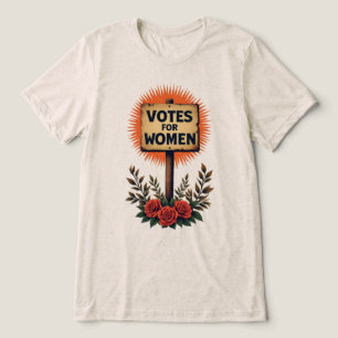Votos para Mulheres Vintage Sinal de Protesto