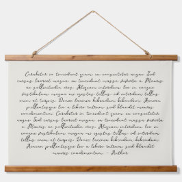 Votos personalizados de casamento do poema de aspa