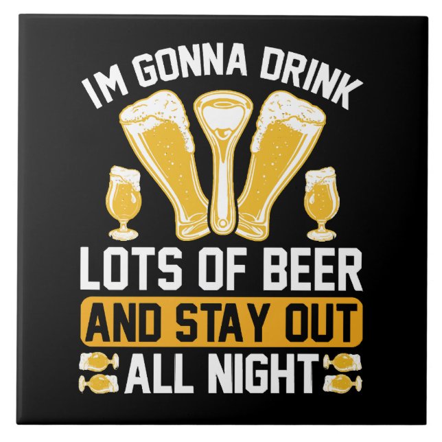 Vou beber muita cerveja (Frente)