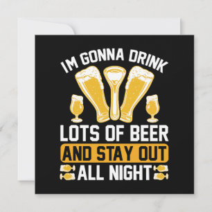 Vou beber muita cerveja