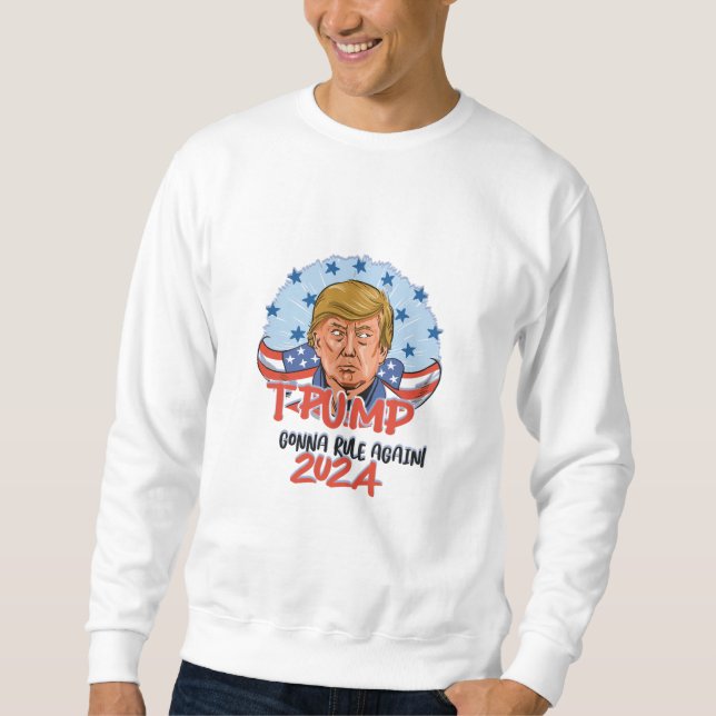 Vou governar de novo a camiseta Trump 2024 (Frente)