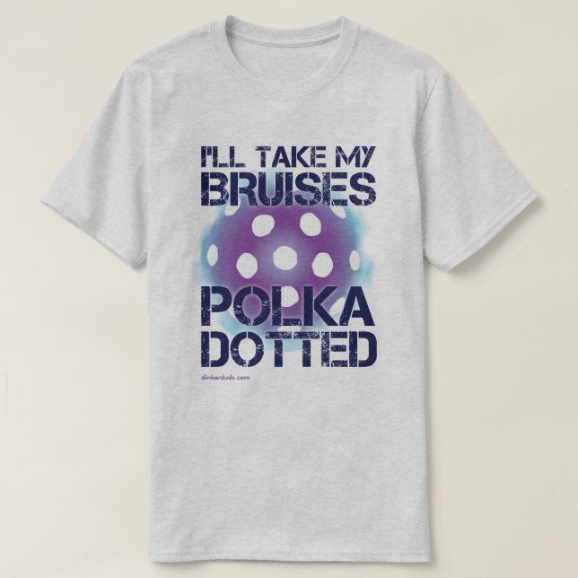 Vou Levar Minha Camisa De Pickleball De Polka Dota (Frente do Design)