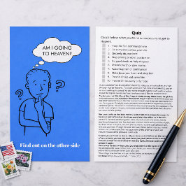 Vou Para O Folheto Da Bíblia De Teste?