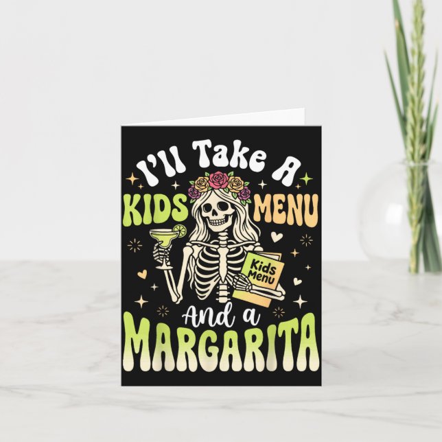 Vou Pegar Um Menu Infantil E Uma Margarita (Frente)