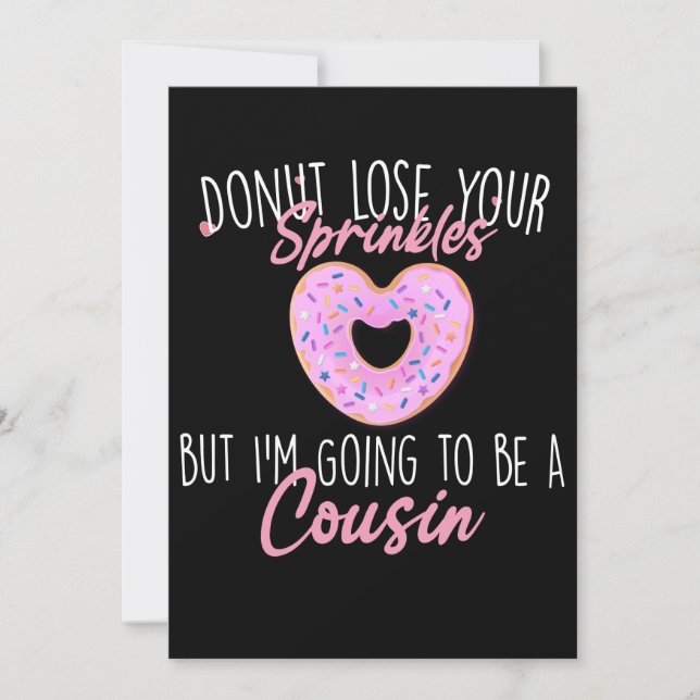 Vou ser Primo, Anúncio de Gravidez (Frente)