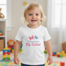 Vou Ser uma Camiseta Infantil para Irmã Mais Velha