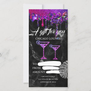 Voucher de Certificado de Bebidas do Lounge Bar