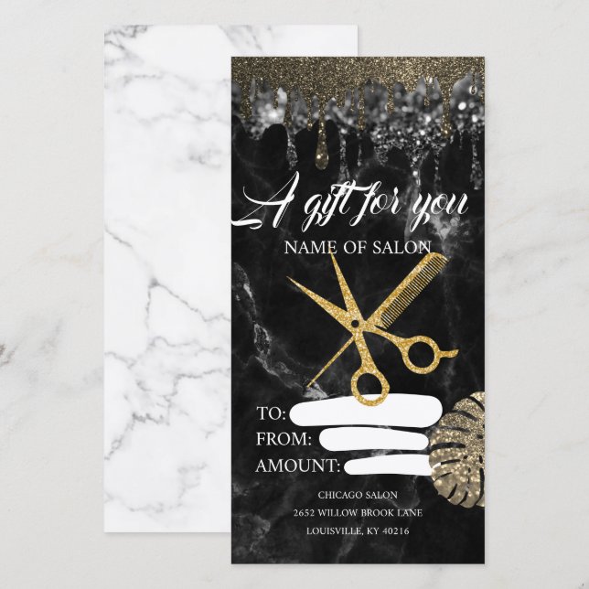 Voucher de Certificados de Potências do Bar de Sal (Frente/Verso)