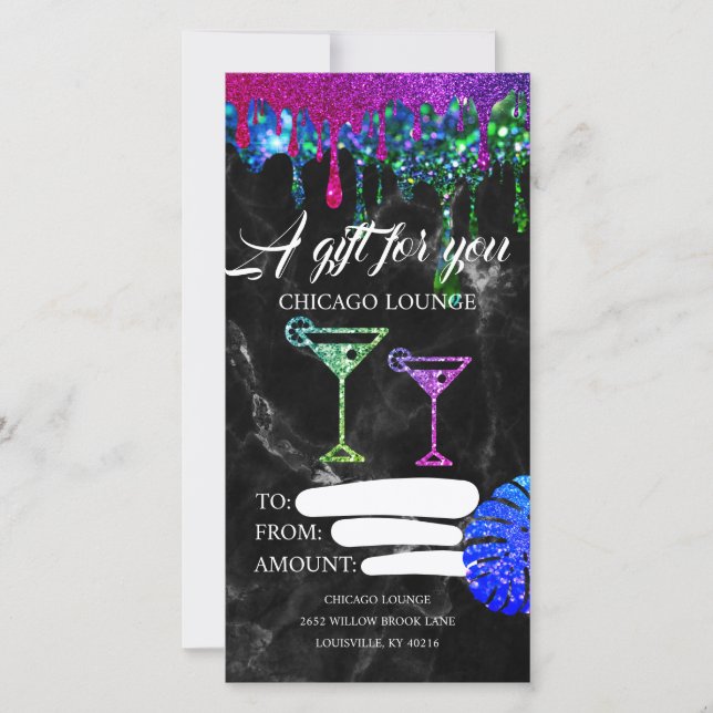 Voucher de Certificados de Potências do Bar de Sal (Frente)