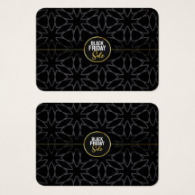 Voucher de Desconto de Black Friday de Luxo Presen