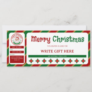 Voucher de Natal Aprovado pelo Papai Noel