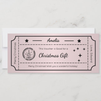 Voucher de Natal, Cartão de Boas Festas