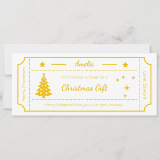 Voucher de Natal, Cartão de Felicitações