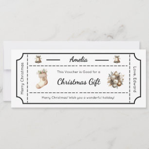 Voucher de Natal, Cartão de Felicitações