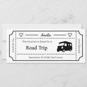 Voucher de Presente, Cartão de Bilhete de Presente