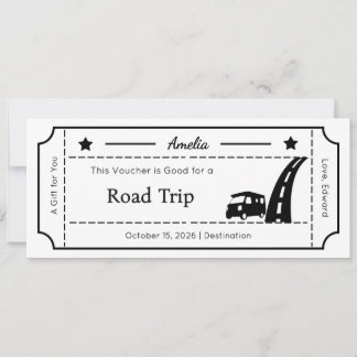 Voucher de Presente, Cartão de Bilhete de Presente