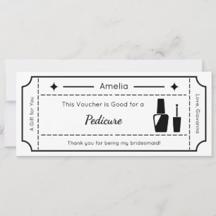 Voucher de Presente, Cartão de Presente Personaliz