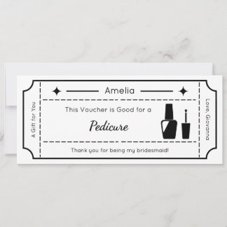 Voucher de Presente, Cartão de Presente Personaliz
