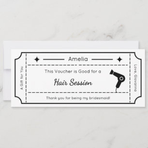 Voucher de Presente, Cartão de Presente Personaliz